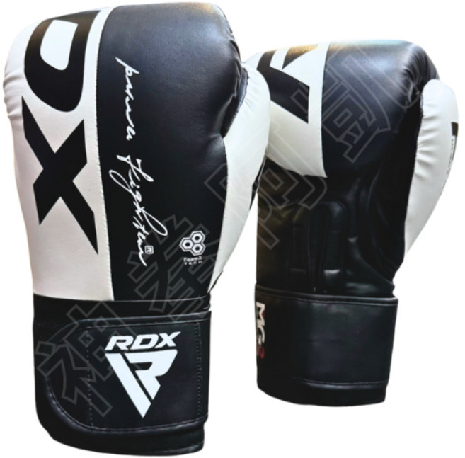 RDX BGR-F4B 英國製 拳擊手套 黑色 散打 踢拳 訓練用, 1個