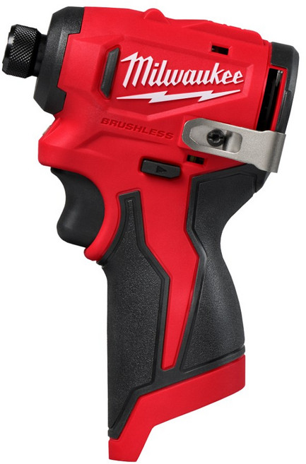 Milwaukee M12 無刷衝擊起子機 主機+2.0*2+C12C充電器, 1個, 單主機(無電池充電器),未稅