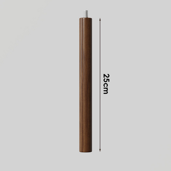 實木電腦顯示器增高架, 胡桃色支撐腿25cm*4實木, 1個