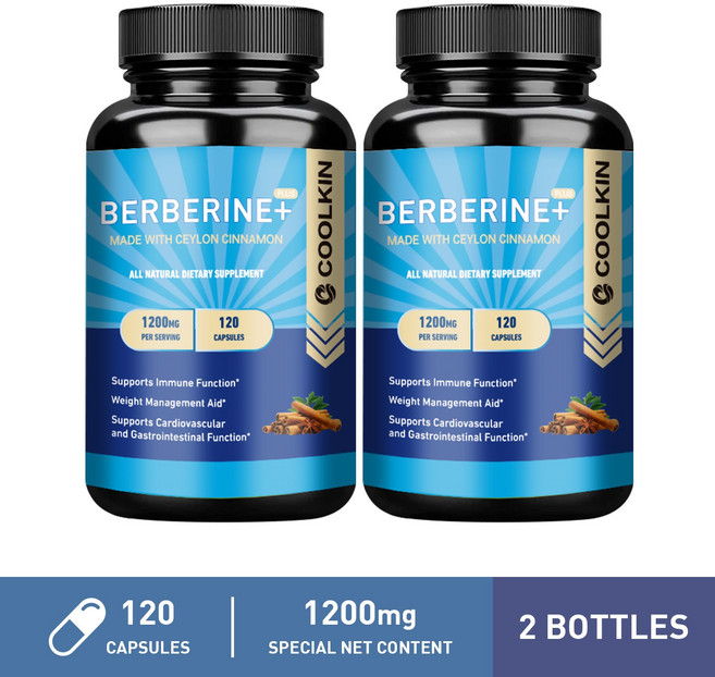 Coolkin berberine+ 複方膠囊 支持免疫與體重管理, 240組
