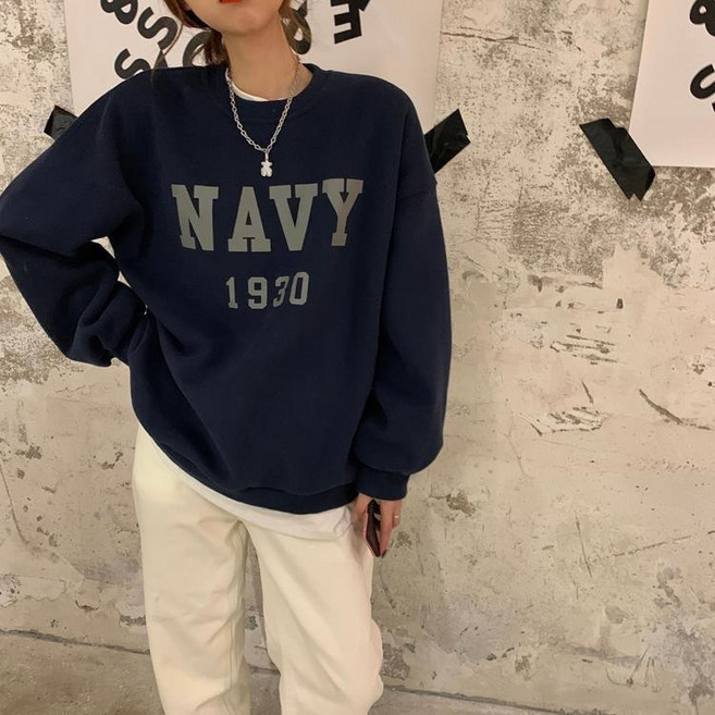 韓國版寬鬆衛衣 大學T 女裝