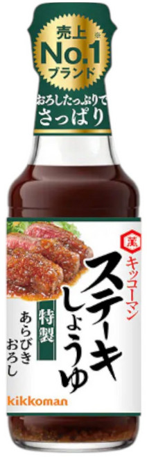 KIKKOMAN 龜甲萬 特選阿拉比卡咖啡豆風味牛排醬, 1個, 165g