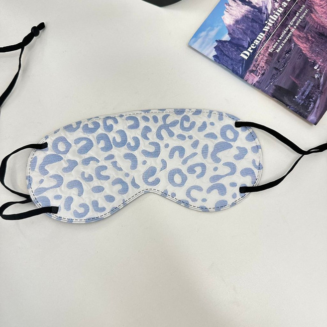 睡眠眼罩 遮光 透氣 四季可用 豹紋