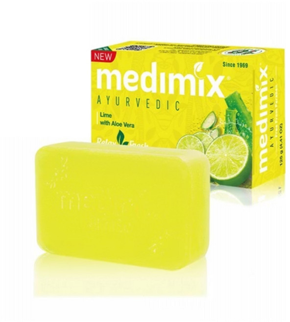 MEDIMIX 美黛詩 印度肥皂 綠寶石皇室藥草浴 美膚皂, 125g, 3個
