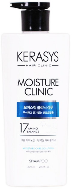 Kerasys 可瑞絲 胺基酸賦活奇蹟洗髮精, 1件, 毛躁乾枯髮, 600ml