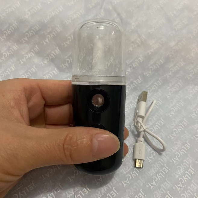 台中現貨 補水儀 美容注氧儀 無線噴槍 奈米噴霧 高壓噴霧, 黑色