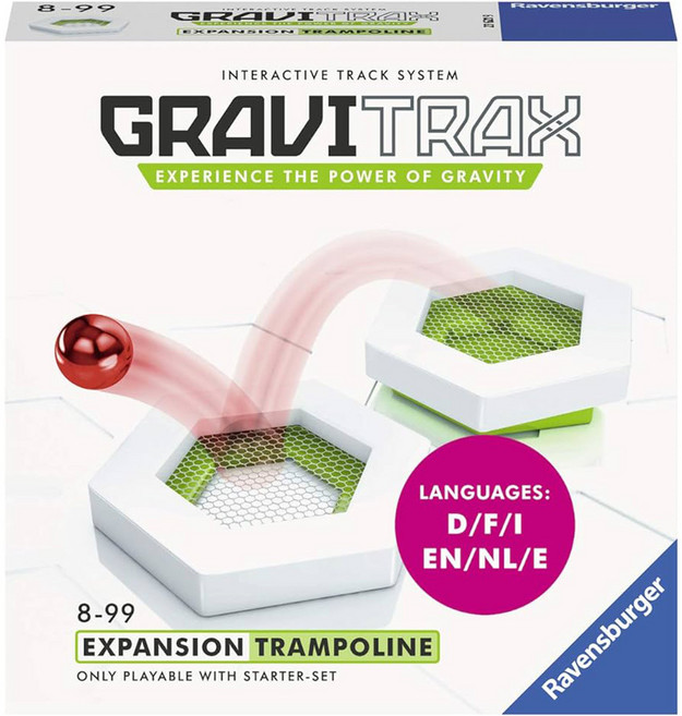 Ravensburger 維寶遊戲 Gravitrax重力球彈跳床機關 益智玩具 激發創造力, Multicolor, 1盒