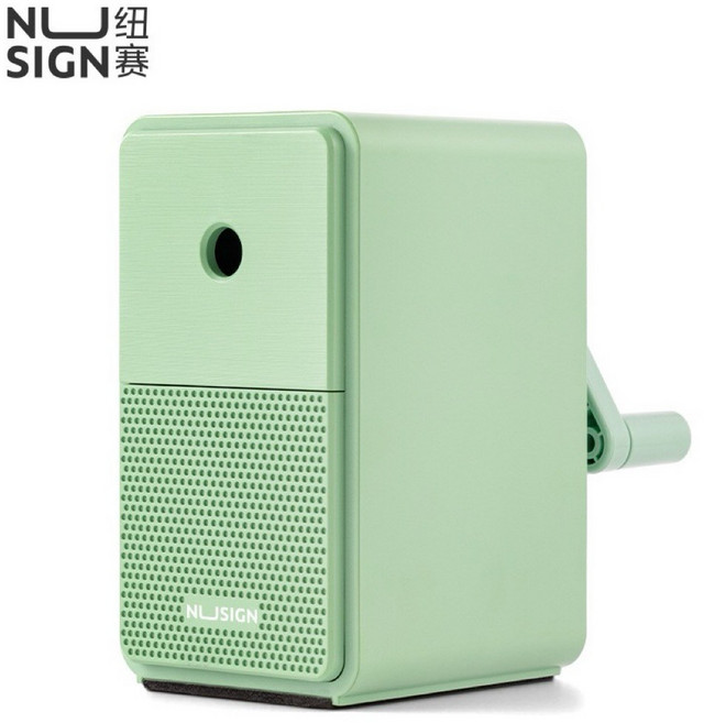 Nusign 可調整筆尖手動削鉛筆機, 綠色, 1個