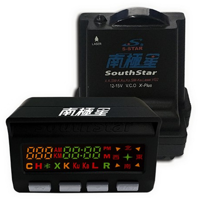 南極星 SouthStar GPS 858 衛星超速警示器 區間測速 全配版, 1個