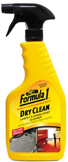 【美國Formula1】地毯&絨布清洗劑 速乾型 內裝清潔劑 F1, 1個, 592ml