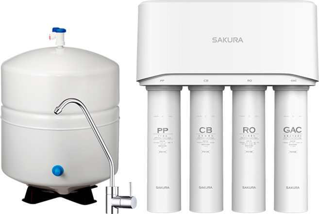 SAKURA櫻花淨水器 多重過濾除雜質異味 智能監測 簡約時尚, P0121