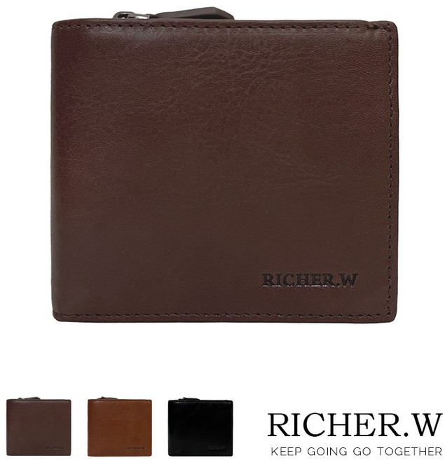 RICHER.W 柏林男士真皮短夾禮盒組