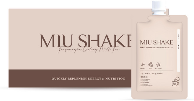 Miu Shake 鐵觀音口袋餐奶昔, 25g, 7個