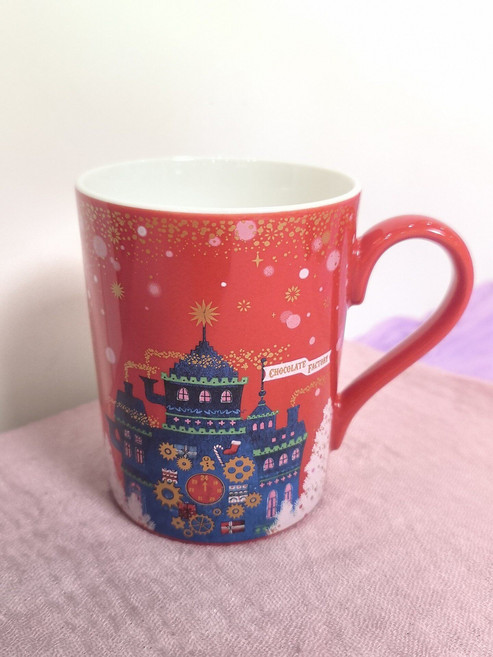 GODIVA 歌帝梵 聖誕限定 馬克杯 藍城堡 雪花, 商品主圖, 1個