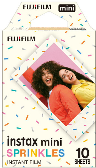 FUJIFILM 富士 instax mini 拍立得底片 (10張入), 1個, 花灑(巧克力米)底片