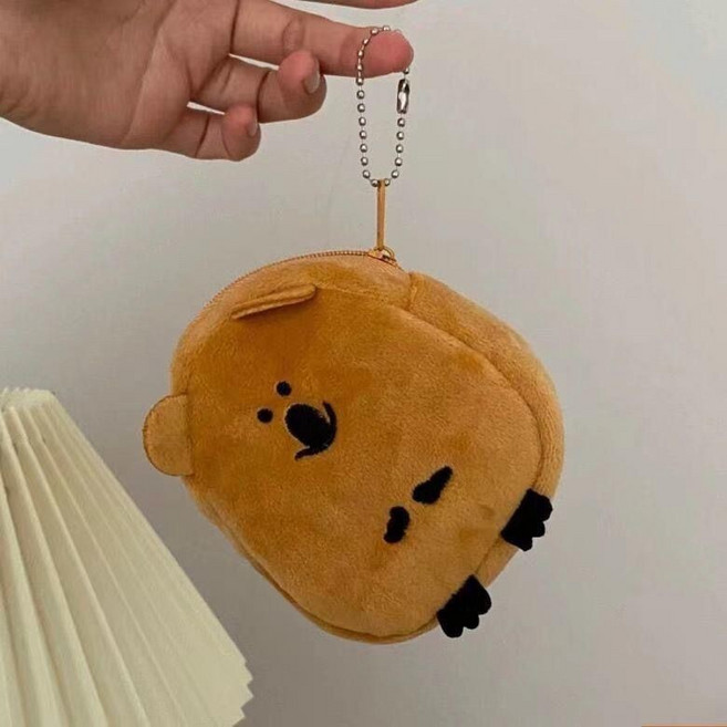 可愛毛絨零錢包 附掛件