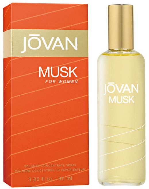JOVAN 喬梵 麝香男女香水, 1個, 經典麝香(女香橘色), 96ml