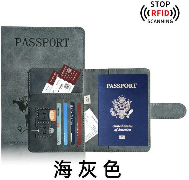 good 護照保護套 磁吸搭扣 防磁防盜刷 證件夾