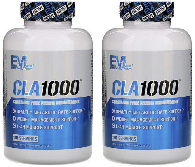 EVLUTIONNUTRITION CLA 1000軟膠囊, 180顆, 2罐