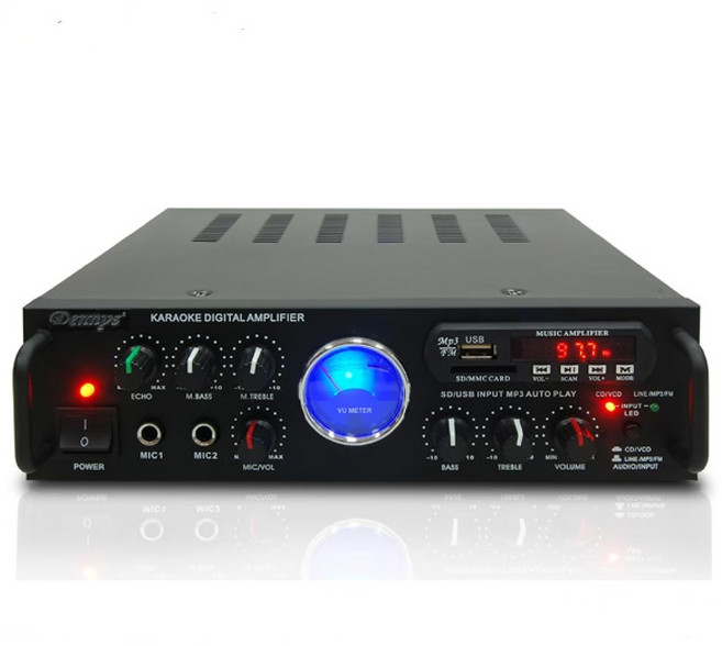 【Dennys】迷你藍芽擴大機 支援USB/FM/SD/MP3播放 無線連接 小巧便攜, AV-275BT