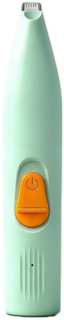 GUAZHOUMU 寵物剃腳毛器 電動靜音剃毛機 適用於貓狗, 1個, 升級款清新綠 - 升級刀頭 快速充電