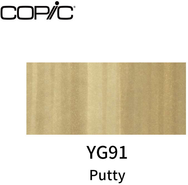 COPIC 日本 一代 酒精性雙頭麥克筆 YG91 Putty, 1個