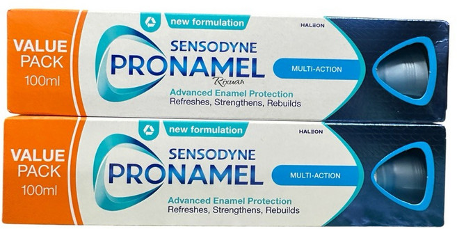 Sensodyne 舒酸定 強健琺瑯質 多效牙膏 6入組, 1個, 分購2條價