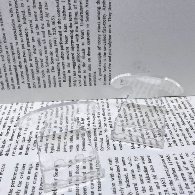 泰福水晶 Tai Fu 透明壓克力展示架, 1個, 透明