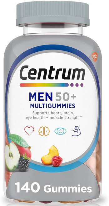 Centrum 善存 Men 50+ 綜合軟糖, 140錠, 1個