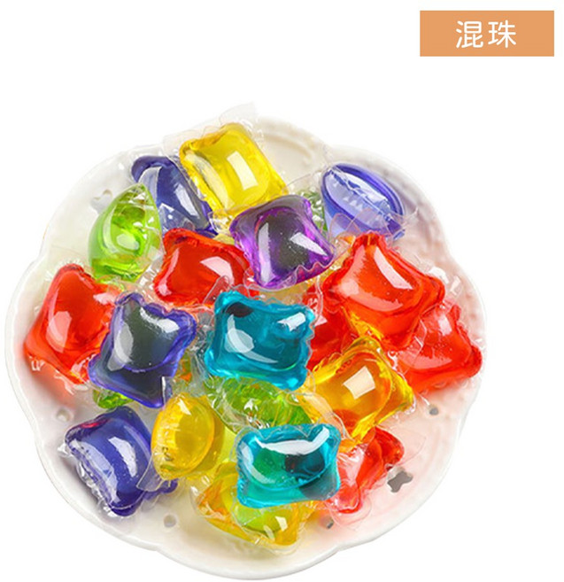 好窩 HAOWO 香氛洗衣凝珠 濃縮配方 遇水即溶 強力去汙 護色 可洗嬰幼兒衣物, 1個, 混珠,單顆, 1