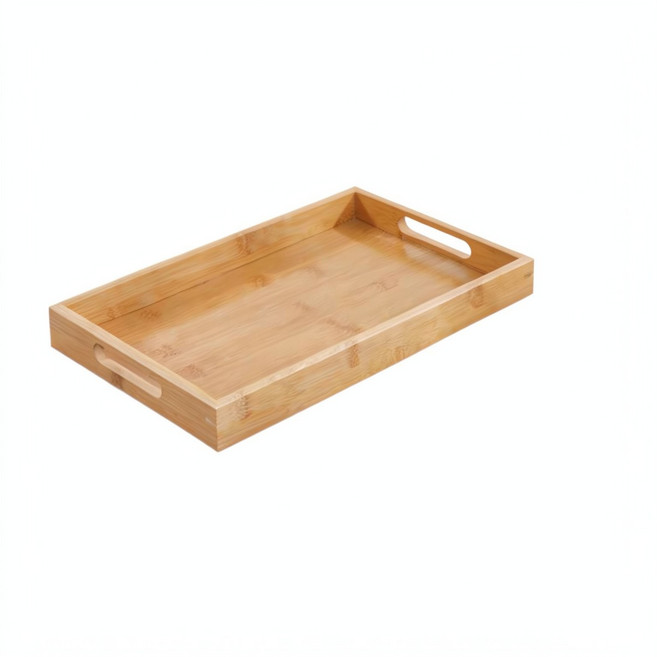 日式竹木託盤, 竹盤 38*25*4cm, 1套