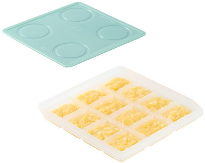 2angels 矽膠副食品儲存盒 15mlx12格 食品級矽膠 德國LFGB認證, N/A, 1個, 15ml