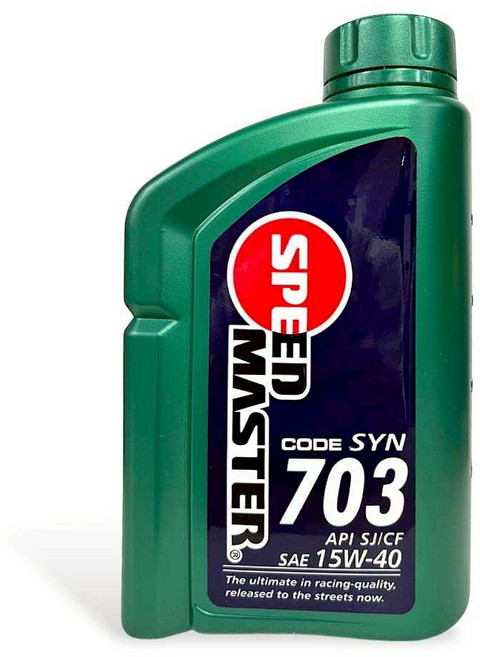 SPEED MASTER CODE SYN 703引擎機油 提升引擎效能 減少磨損 適用多種車型 台灣製造, 15w40, 1個, 1L