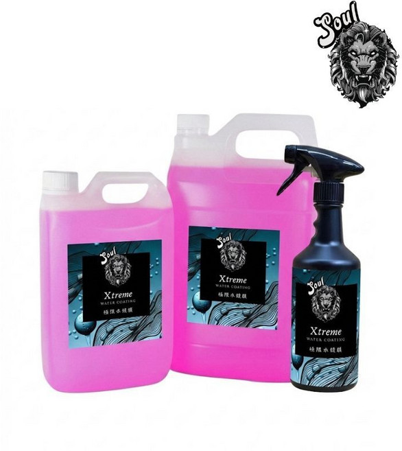 Soul 極限水鍍膜 500ml/2L/4L 汽車美容 鍍膜維護劑, 1個, 500ML