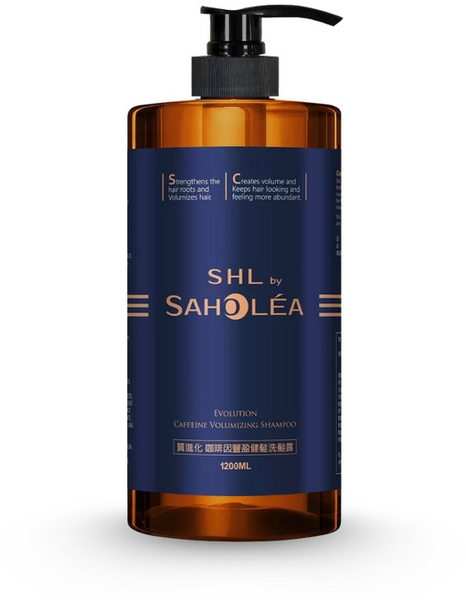 SAHOLÉA 咖啡因豐盈健髮洗髮露, 1件, 1.2L