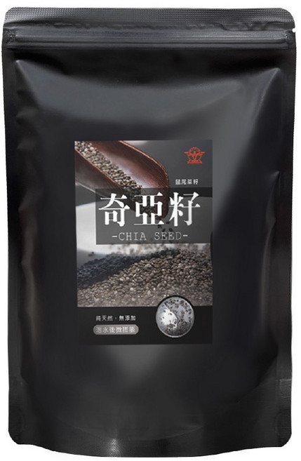 展榮商號 奇亞籽/粉 低卡代餐 無麩質 天然膳食纖維, 1個, 奇亞籽粉, 300g