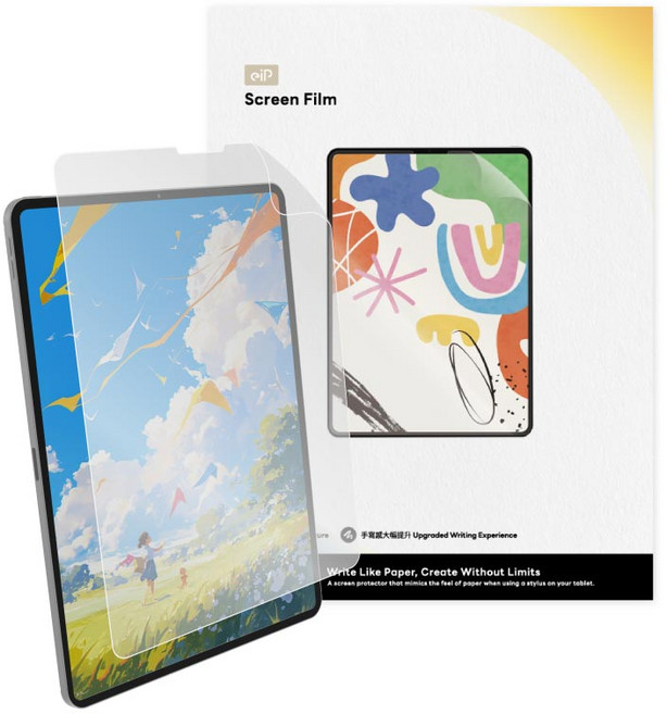 eiP iPad 書寫類紙膜, 透明, 1個