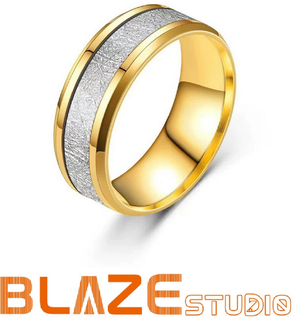 BLAZE 霧淞紋鈦鋼戒指