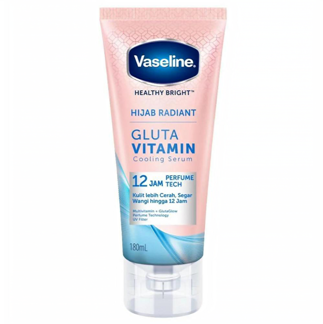 Vaseline 凡士林 精華凝乳-涼感亮白, 1件, 180ml