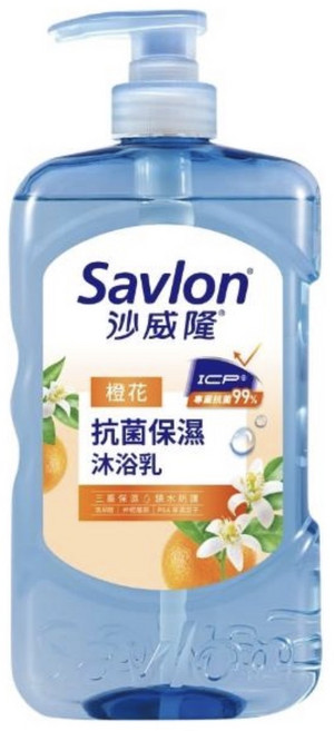 Savlon 沙威隆 橙花 抗菌保濕 沐浴乳, 850g, 1個