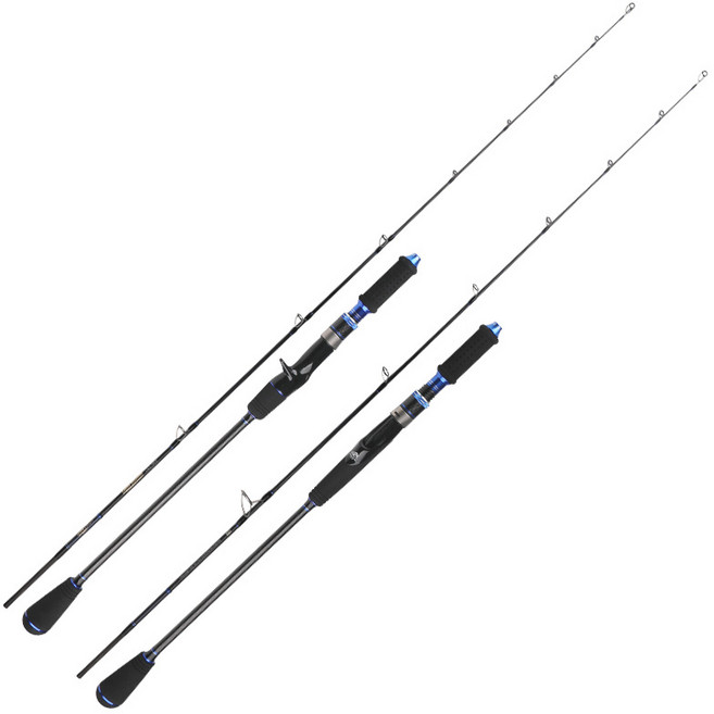 FUJI 碳素慢搖鐵板竿 直柄輕型路亞竿, 1.8米PE2 - 4直柄
