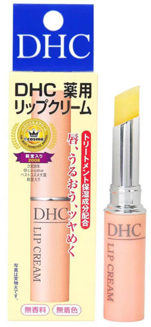 DHC 藥用護唇膏 滋潤保濕, 1個, 買5贈1-6支裝