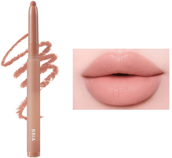 BBIA 裸感抗暈防水唇線筆 Nudy Lip Pencil, 1個, 02 裸感鮭魚