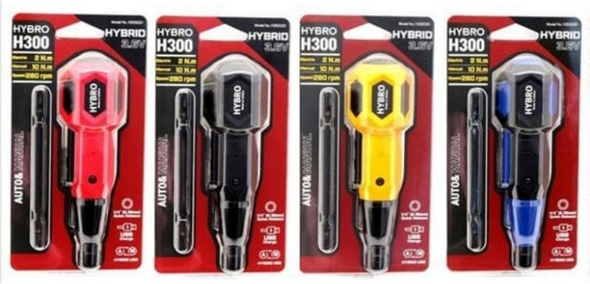 HYBRO H300 充電式無線3.6V起子機組 兩用 USB充電 顏色隨機, 1個