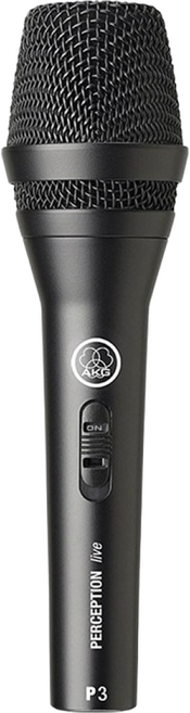 AKG P3S 手持動圈式麥克風, 黑色