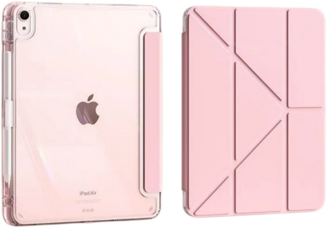 Rabbit Technolog 適用iPad平板皮套 全包蘋果平板殼 親膚柔軟平板皮套, 粉色, 1個