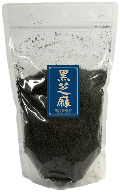 【川元參藥行】黑芝麻粉(無榨油/無糖/無添加), 600g, 1個