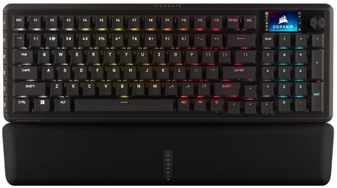 Corsair 海盜船 VANGUARD Pro 先鋒者 電競鍵盤 黑白 磁軸 8k輪詢率 急速觸發 機械鍵盤 有線鍵盤, 黑色英文 磁軸,主商品