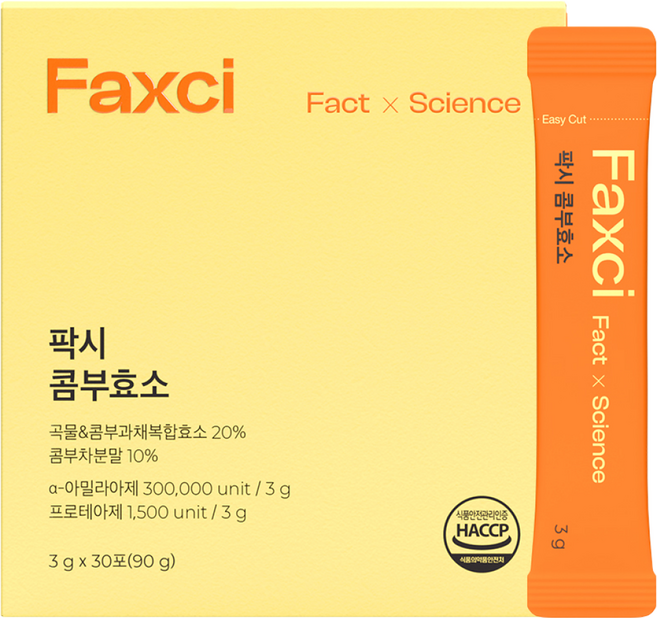 FAXCI 蔬果穀物酵素粉 30條, 90g, 1盒