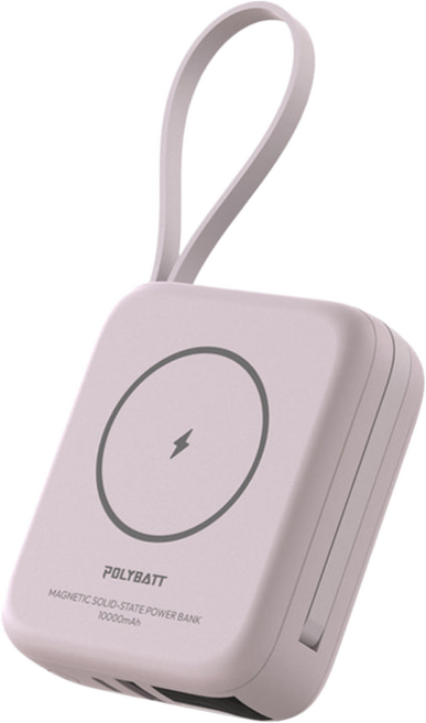 POLYBATT H20 固態 防爆 行動電源 10000mAh, 薄霧紫, POLYBATT H20 防爆固態行動電源